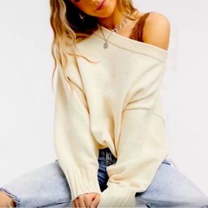 NWOT Free People Street Fair Tunic Sweater